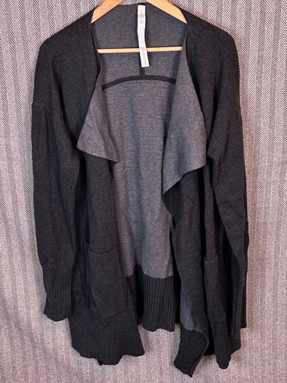 Lululemon Wrap Sweater W/Pockets - Gray